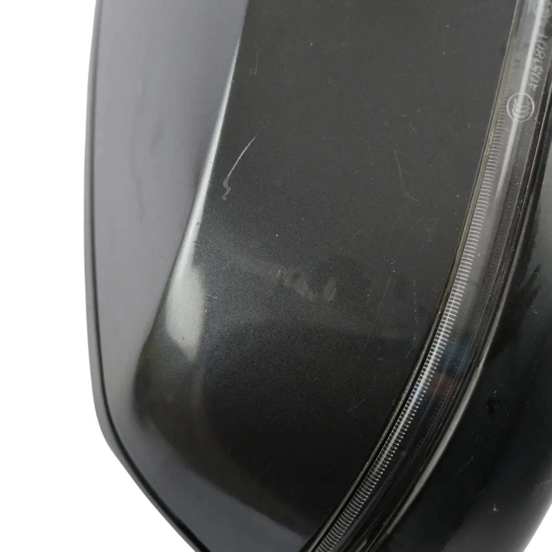 Side View Outer Wing Mirror Heated Right O/S Sophisto Grey - A90 to BMW F10 F11 LCI with Part number 7350642 BMW F10 F11 LCI Side View Outer Wing Mirror Heated Right O/S Sophisto Grey - A90 - SKU RHD-7350642-SOP - Part number 7350642