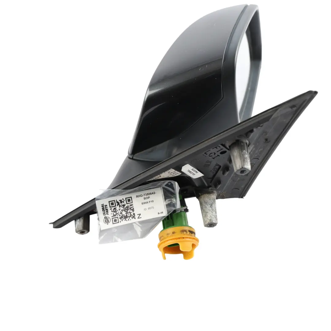 Side View Outer Wing Mirror Heated Right O/S Sophisto Grey - A90 to BMW F10 F11 LCI with Part number 7350642 BMW F10 F11 LCI Side View Outer Wing Mirror Heated Right O/S Sophisto Grey - A90 - SKU RHD-7350642-SOP - Part number 7350642