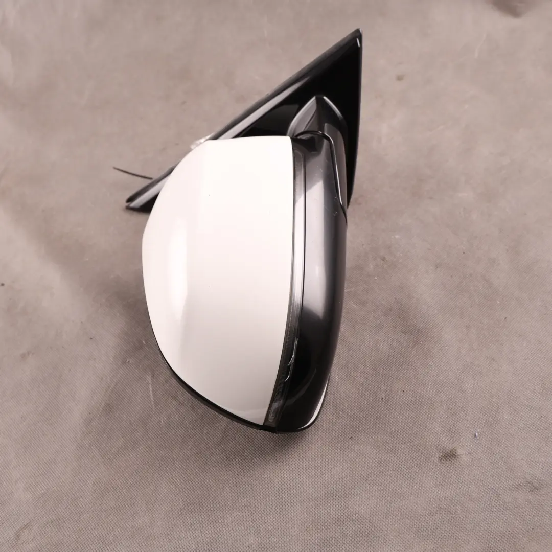 BMW X3 F25 Wing Mirror High Gloss 7 Pins Right O/S Alpinweiss Alpine White - 300 - SKU rhd-7395208-AW - Part number 7395208