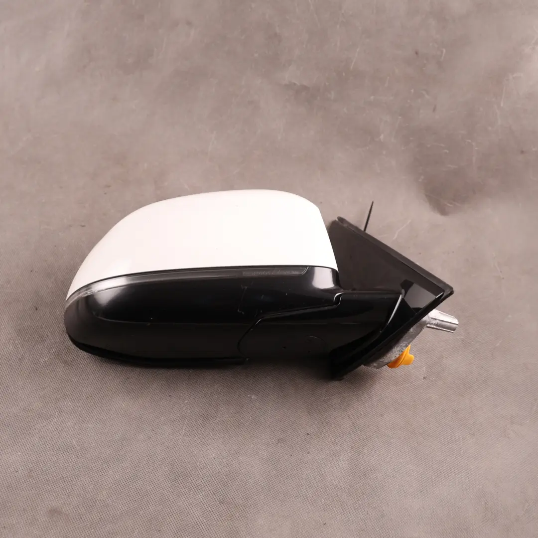 BMW X3 F25 Wing Mirror High Gloss 7 Pins Right O/S Alpinweiss Alpine White - 300 - SKU rhd-7395208-AW - Part number 7395208