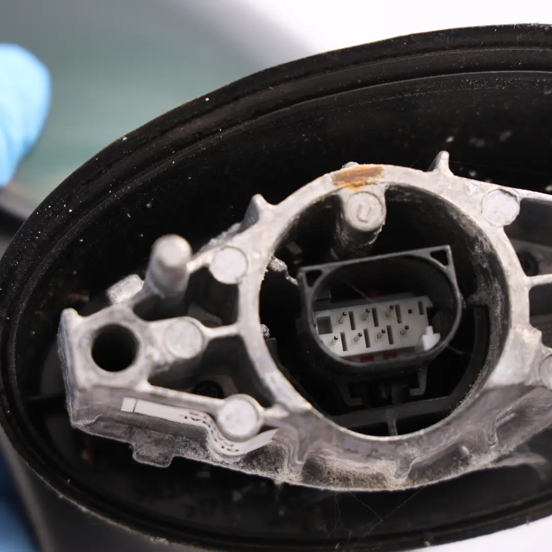 Right Wing Mirror Power Fold Right O/S British Racing Green II-B22 to Mini R55 R56 with Part number 7417466 Mini R55 R56 Right Wing Mirror Power Fold Right O/S British Racing Green II-B22 - SKU RHD-7417466-BRGII - Part number 7417466