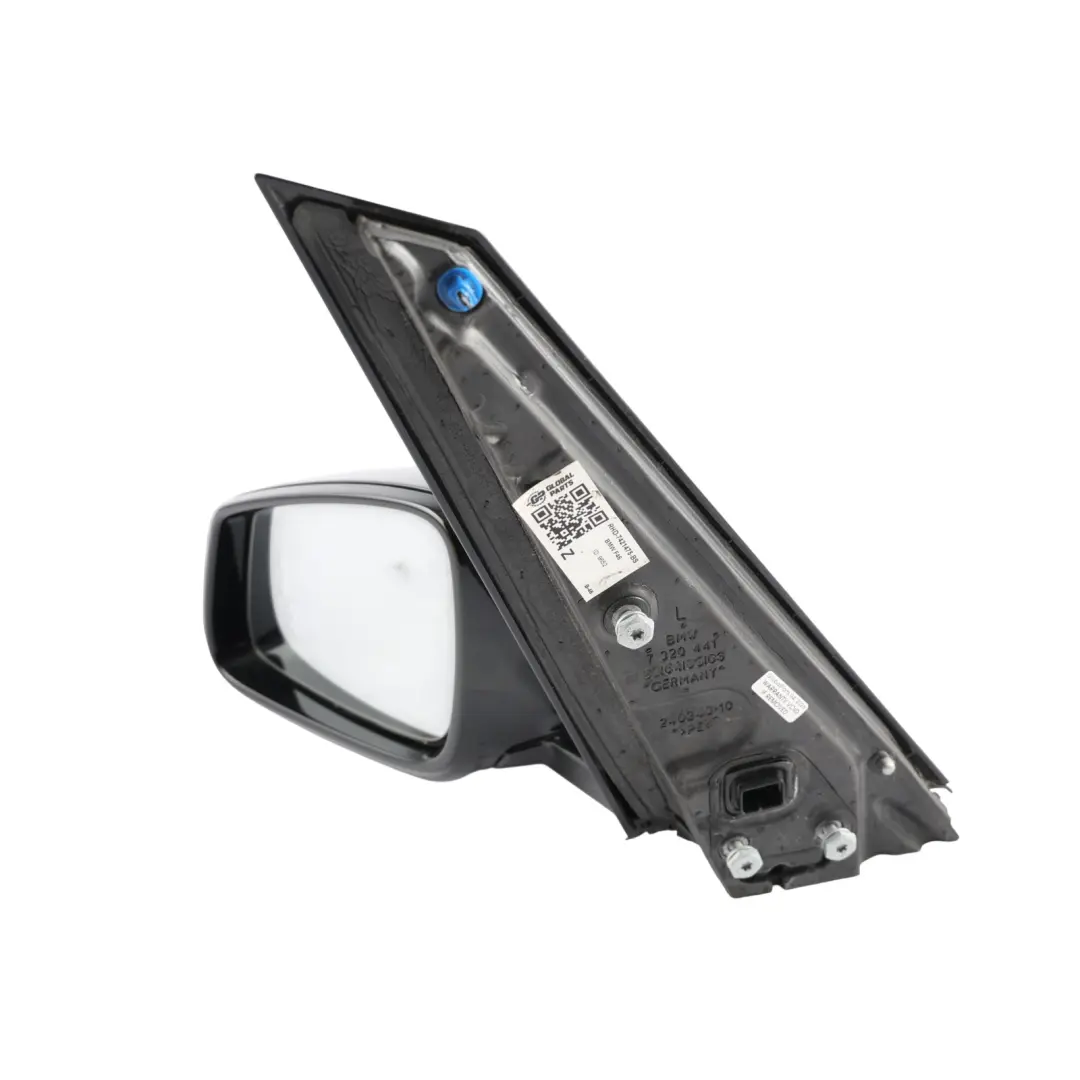 BMW F46 Wing Mirror Door Left N/S Black Sapphire Metallic - 475 - SKU RHD-7421475-BS - Part number 7421475