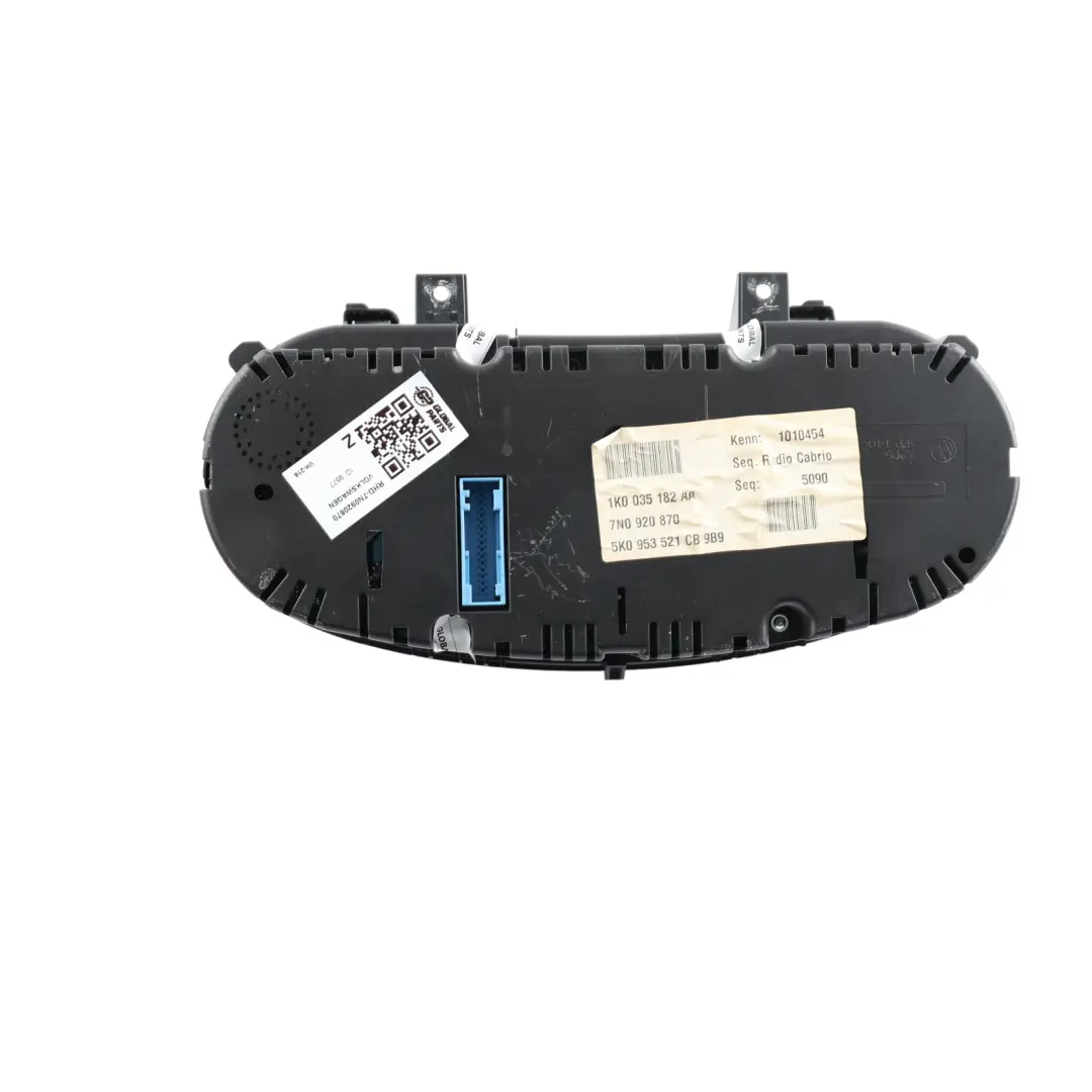 7N Instrument Cluster Speedometer Clocks Petrol Automatic to VW Sharan with Part number 7N0920870 VW Sharan 7N Instrument Cluster Speedometer Clocks Petrol Automatic - SKU RHD-7N0920870 - Part number 7N0920870