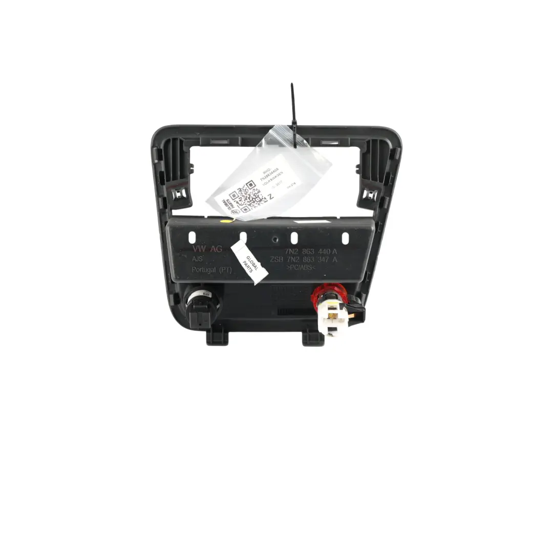 7N Front Dashboard Lighter Socket Trim Cover Panel to Volkswagen Sharan with Part number 7N2863440A Volkswagen Sharan 7N Front Dashboard Lighter Socket Trim Cover Panel - SKU RHD-7N2863440A - Part number 7N2863440A