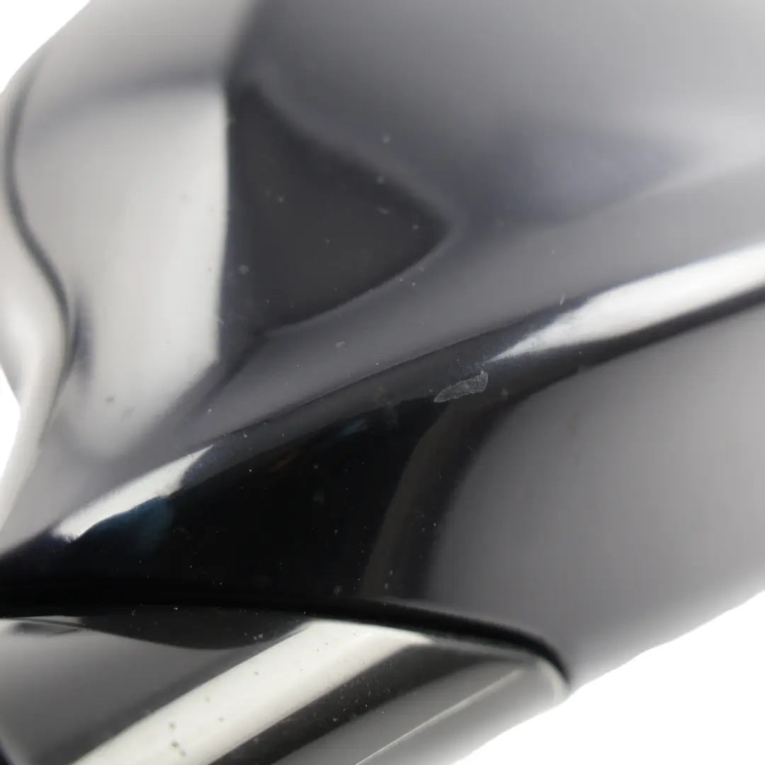 BMW E90 E91 Wing Mirror High Gloss Left N/S Monacoblau Metallic - A35 - SKU RHD-8046427-MB - Part number 8046427