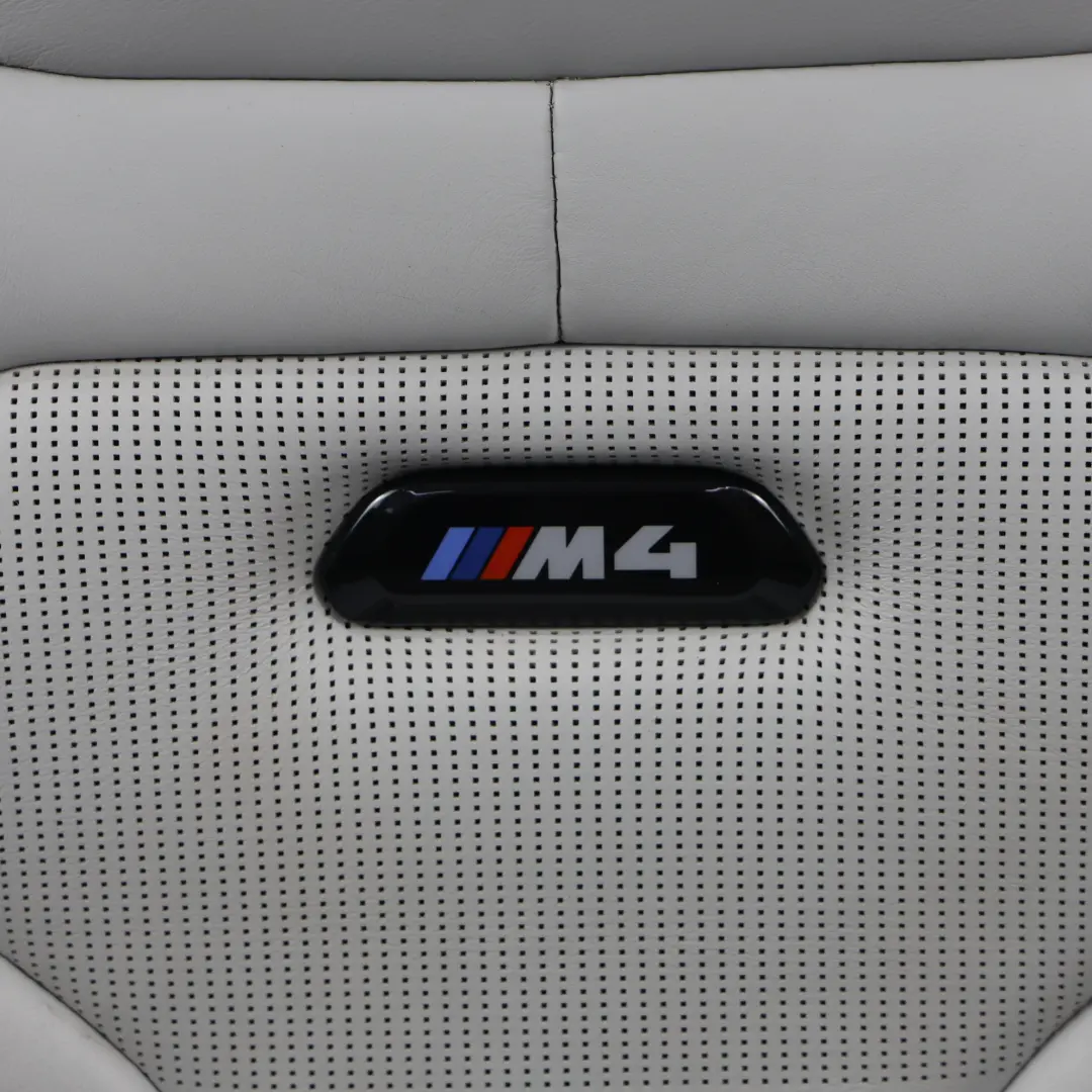 Front Right O/S Heated Memory Leather Merino Silverstone to BMW F82 M4 Seat with Part number 8069552 BMW F82 M4 Seat Front Right O/S Heated Memory Leather Merino Silverstone - SKU RHD-8069552 - Part number 8069552