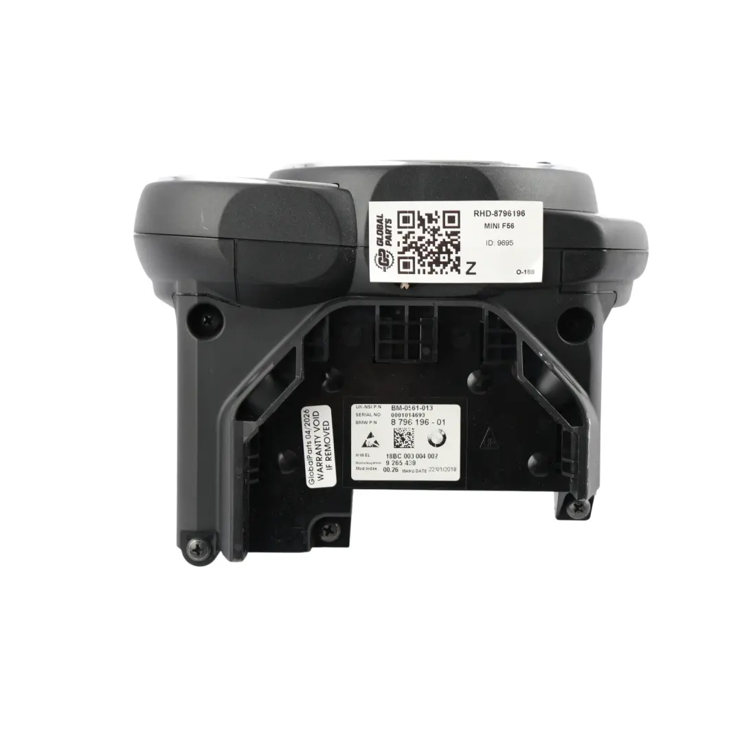 Mini Cooper F56 Instrument Cluster Speedometer Clocks Petrol Manual - SKU RHD-8796196 - Part number 8796196