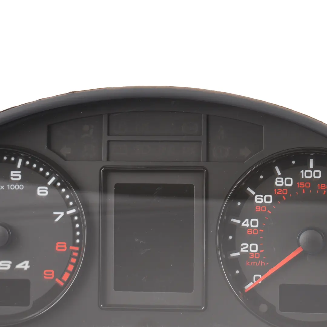 Instrument Cluster Clocks Speedo Meter Manual 4.2 FSI to Audi RS4 B7 with Part number 8E0920981R Audi RS4 B7 Instrument Cluster Clocks Speedo Meter Manual 4.2 FSI - SKU RHD-8E0920981R - Part number 8E0920981R