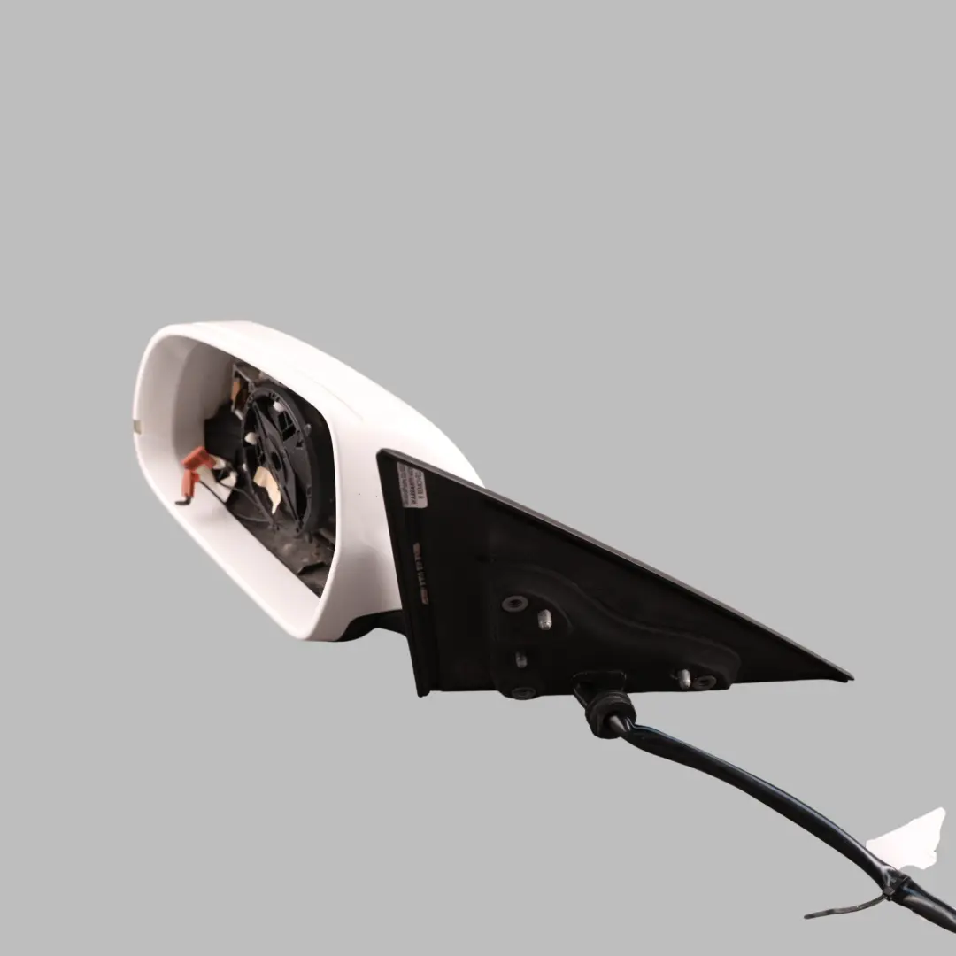 Wing Mirror W/O Glass Left N/S Ibis White - Y9C to Audi A5 8T Electric with Part number 8F2857409AD Audi A5 8T Electric Wing Mirror W/O Glass Left N/S Ibis White - Y9C - SKU RHD-8F2857409AD-IWH1 - Part number 8F2857409AD