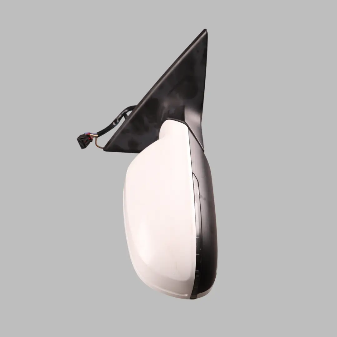 Audi A5 S5 8F Side Wing Mirror Electric Adjustment Right O/S Ibis White - Y9C - SKU RHD-8F2857410AG-IWH - Part number 8F2857410AG