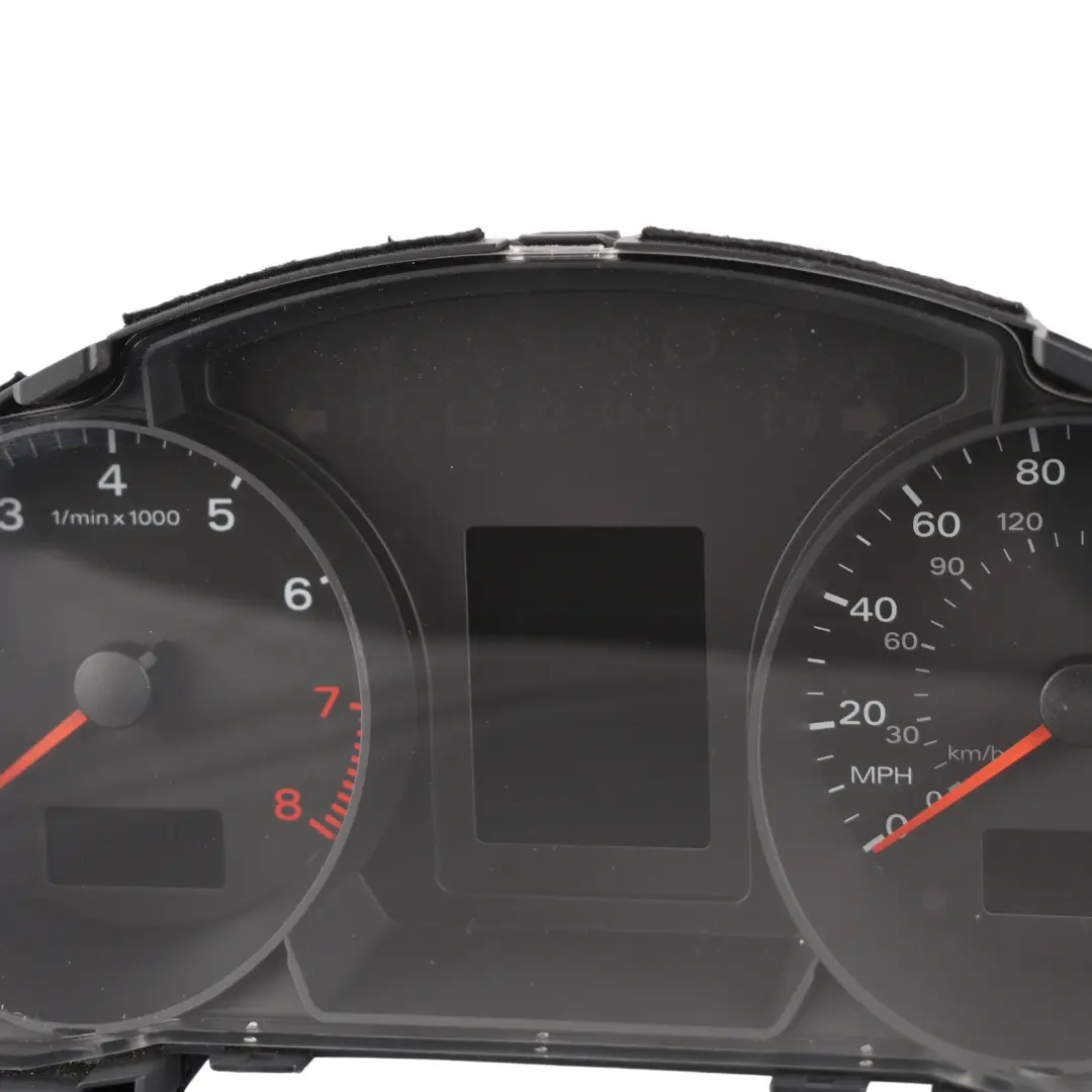 Instrument Cluster Speedometer Automatic Petrol to Audi A4 B7 Cabriolet with Part number 8H0920981D Audi A4 B7 Cabriolet Instrument Cluster Speedometer Automatic Petrol - SKU RHD-8H0920981D - Part number 8H0920981D