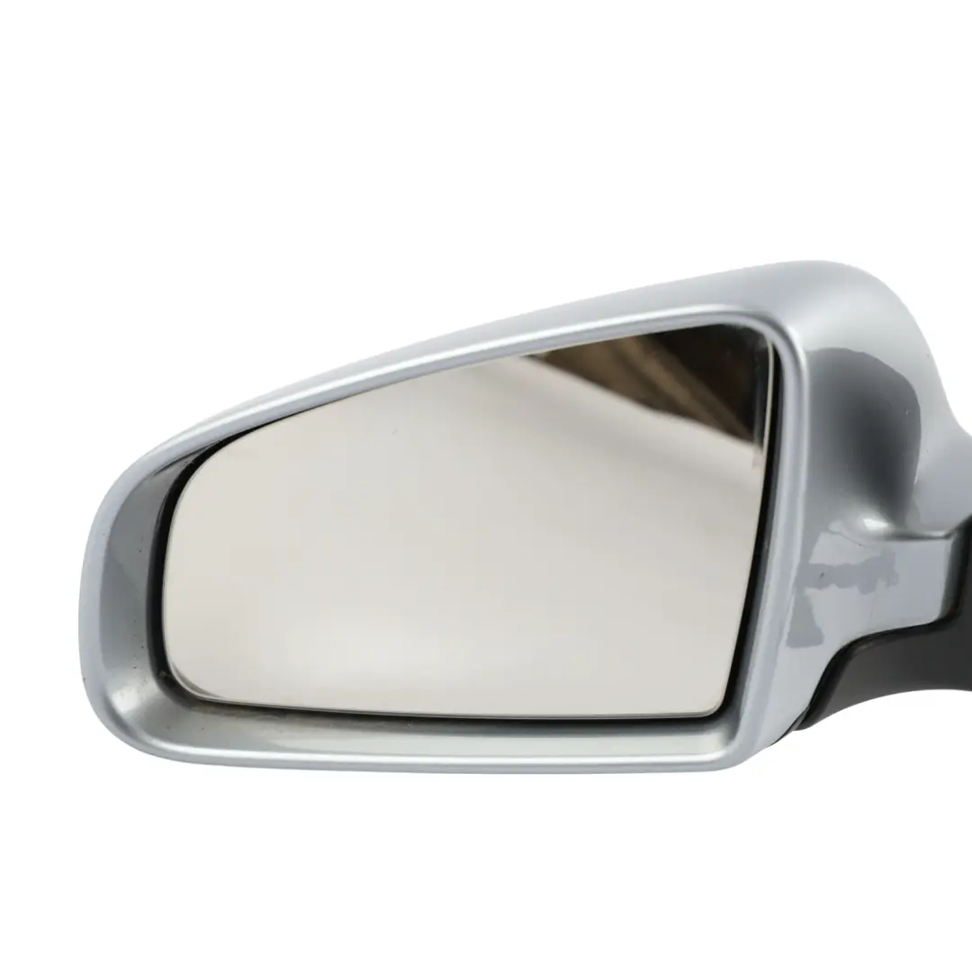 Audi A4 B7 Cabrio Door Wing Mirror Outside Left N/S Avus Silver Pearl Effect Y7J - SKU RHD-8H2858531F-AVS - Part number 8H2858531F