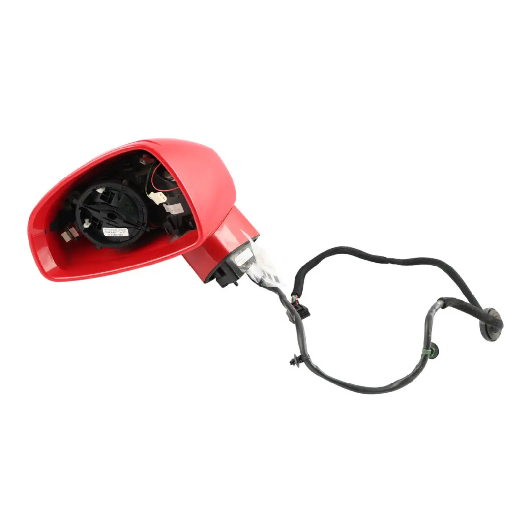 Mk2 8J Door Wing Mirror Electric Left N/S Brilliant Red - Y3J to Audi TT with Part number 8J0857501A Audi TT Mk2 8J Door Wing Mirror Electric Left N/S Brilliant Red - Y3J - SKU RHD-8J0857501A-BRR - Part number 8J0857501A