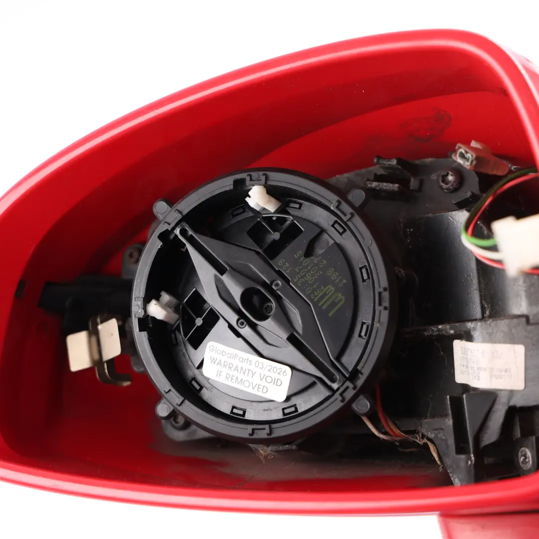 Audi TT Mk2 8J Door Wing Mirror Electric Left N/S Brilliant Red - Y3J - SKU RHD-8J0857501A-BRR - Part number 8J0857501A