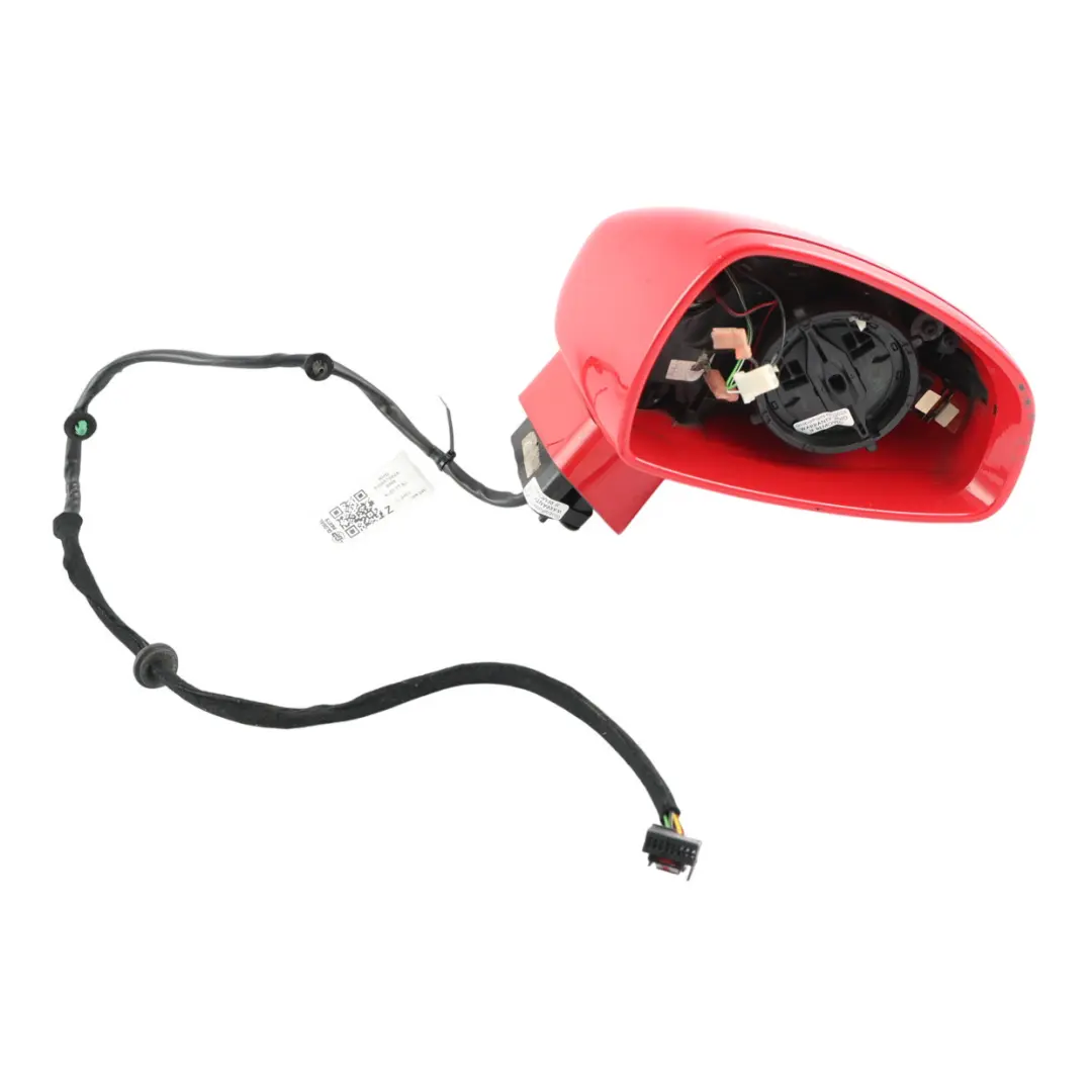 Audi TT 8J Door Wing Mirror Electric Right O/S Brilliant Red - Y3J 8J0857501A - SKU RHD-8J0857502A-BRR - Part number 8J0857502A