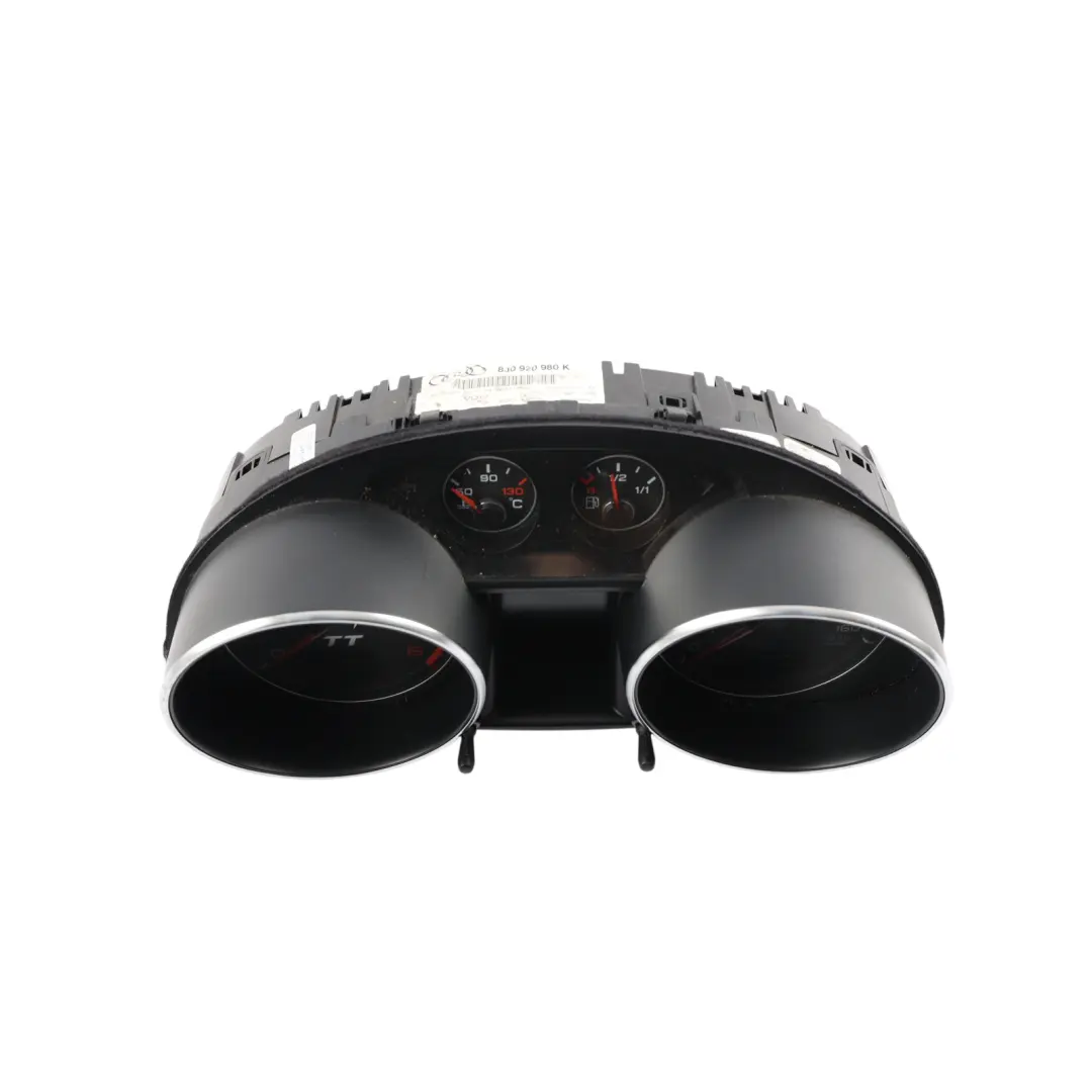 Audi TT 8J Instrument Cluster Speedometer Clocks Manual Diesel - SKU RHD-8J0920980K - Part number 8J0920980K