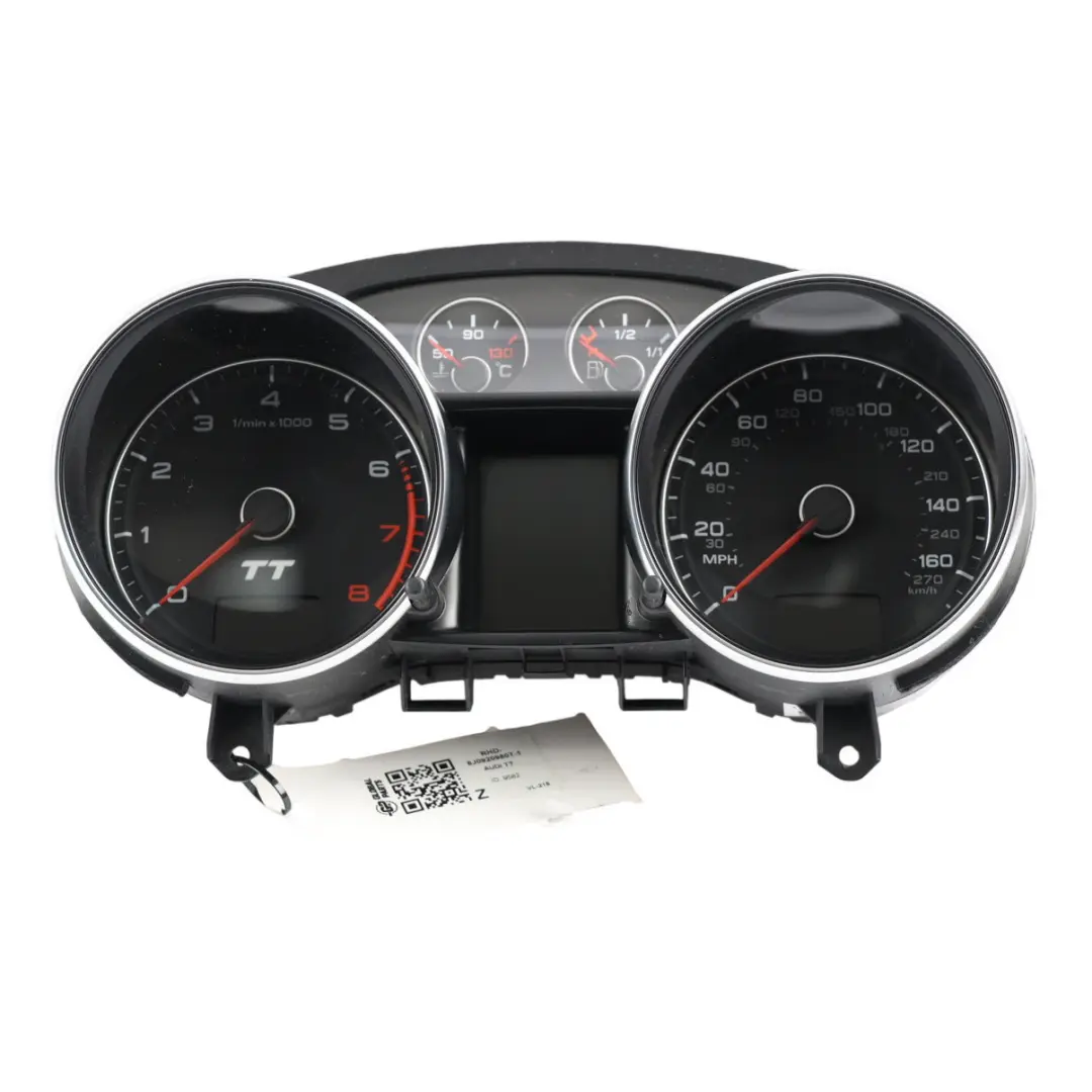 Instrument Cluster Speedo Meter Clocks Manual Petrol to Audi TT 8J with Part number 8J0920980T Audi TT 8J Instrument Cluster Speedo Meter Clocks Manual Petrol - SKU RHD-8J0920980T-1 - Part number 8J0920980T