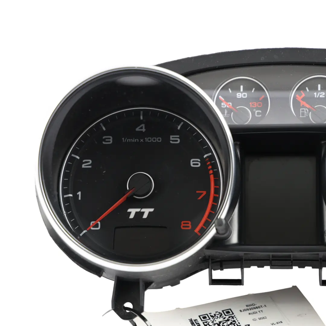 Instrument Cluster Speedo Meter Clocks Manual Petrol to Audi TT 8J with Part number 8J0920980T Audi TT 8J Instrument Cluster Speedo Meter Clocks Manual Petrol - SKU RHD-8J0920980T-1 - Part number 8J0920980T