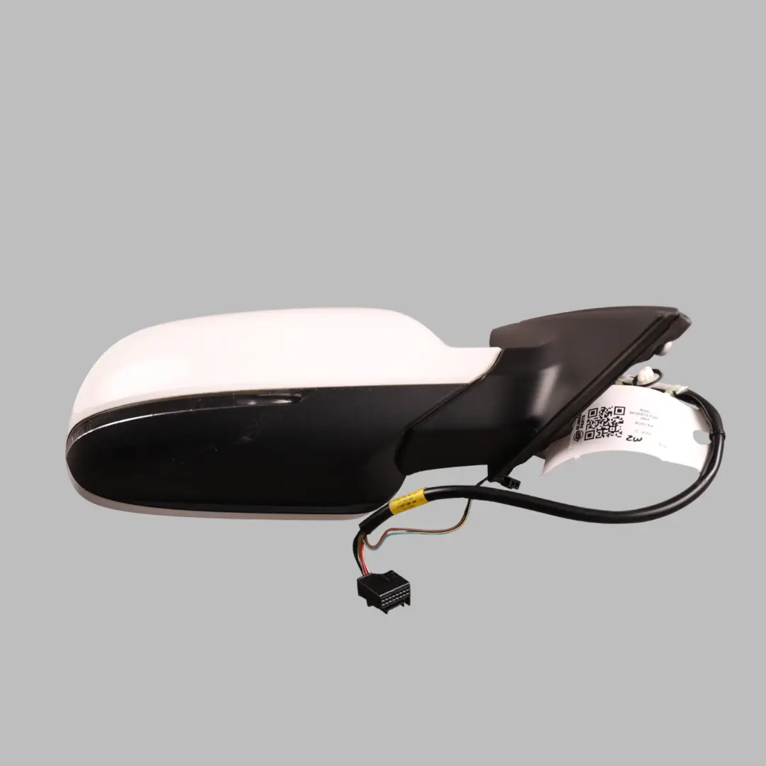 Audi A4 B8 Electric Mirror Wing Right O/S Door Ibis White - Y9C - SKU RHD-8K2857410AF-IWH - Part number 8K2857410AF