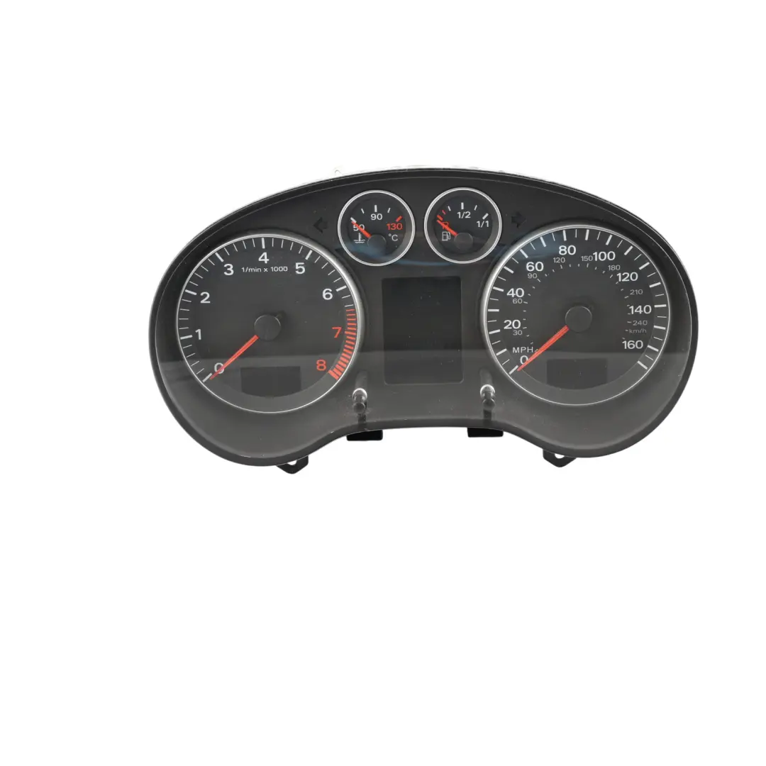 Audi A3 8P Instrument Cluster Speedometer Speedo Clocks Petrol Manual - SKU RHD-8P0920981G - Part number 8P0920981G