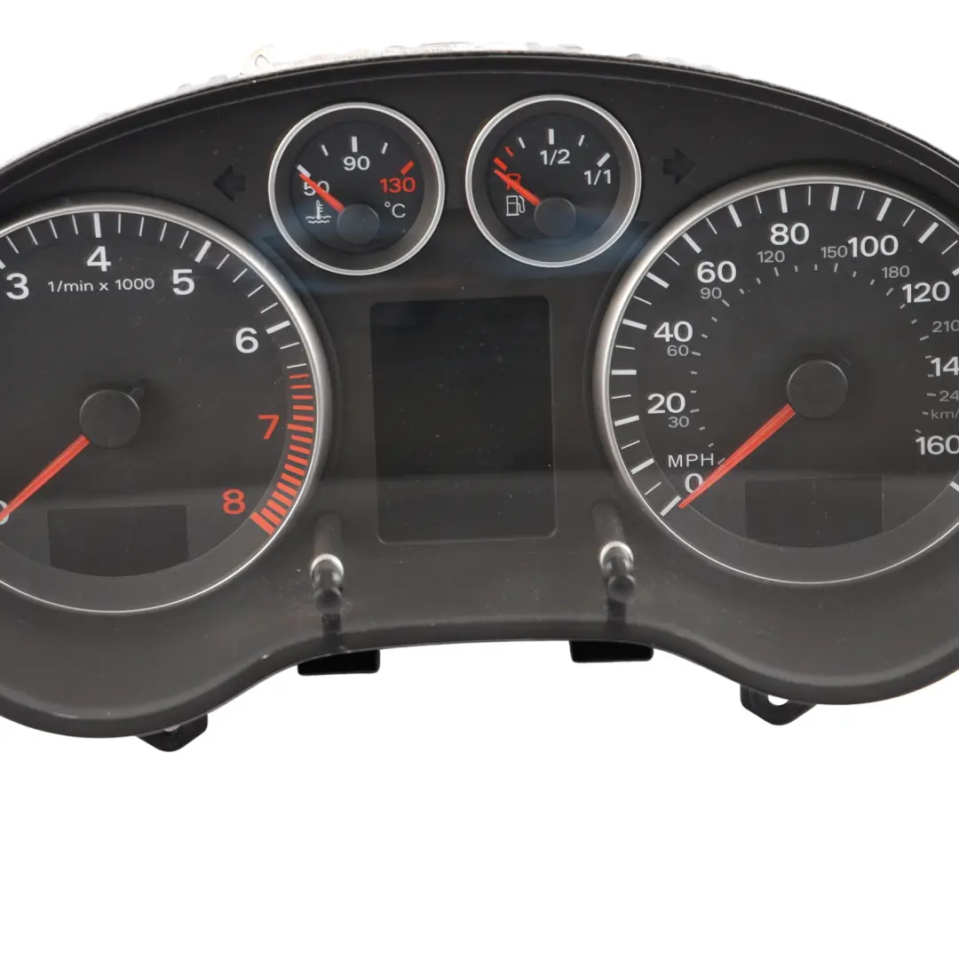 Audi A3 8P Instrument Cluster Speedometer Speedo Clocks Petrol Manual - SKU RHD-8P0920981G - Part number 8P0920981G