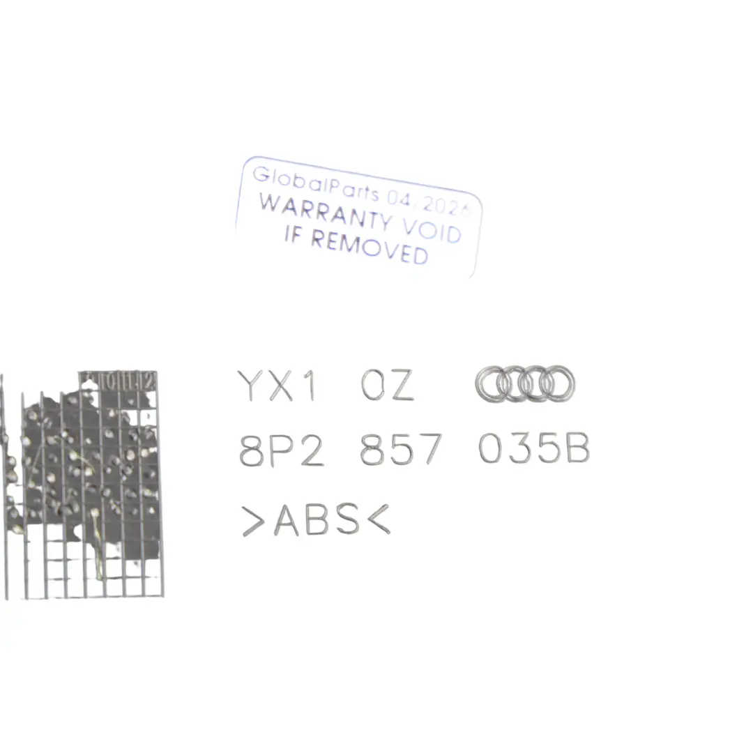 Audi A3 S3 RS3 8P Glove Box Storage Compartment Assembly - SKU RHD-8P2857035J-2 - Part number 8P2857035J