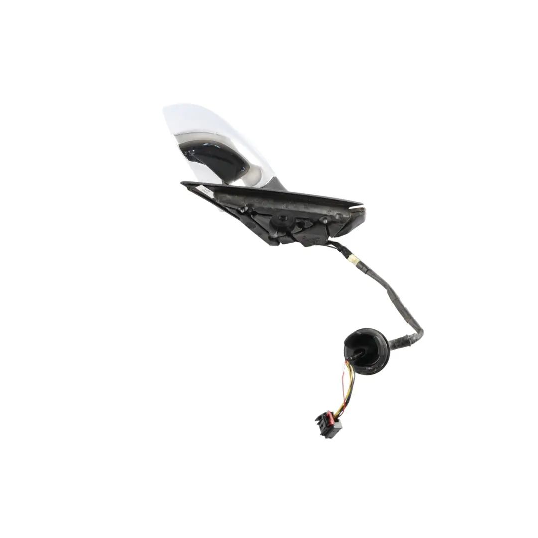 Audi A3 8P Door Wing Mirror Left N/S Outside Aluminium Finish - SKU RHD-8P2858531EB-ALU - Part number 8P2858531EB