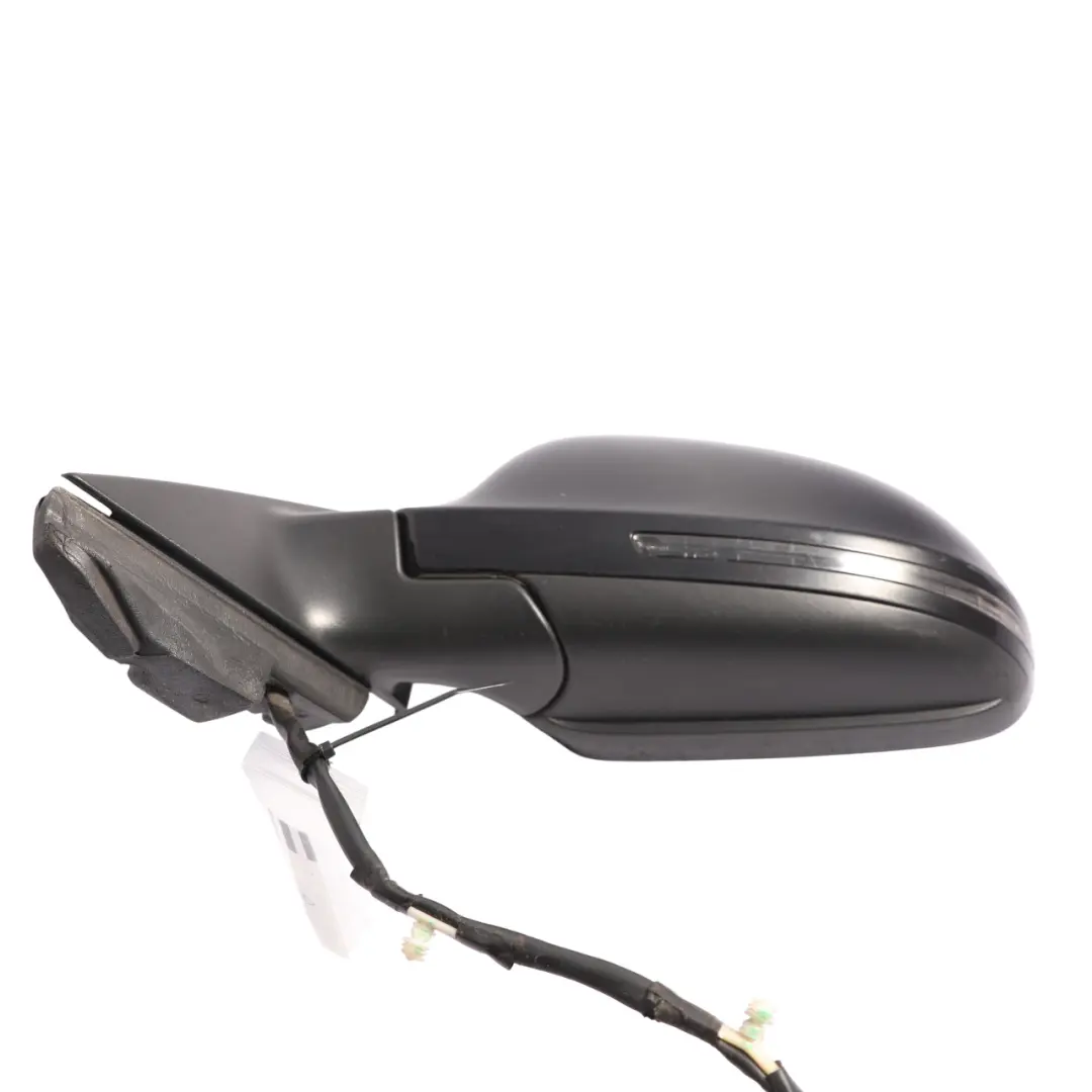 Audi A3 8P Wing Mirror Electric Heated Auto Dip Left N/S Brilliant Black - Y9B - SKU RHD-8P2858531EB-BBL1 - Part number 8P2858531EB
