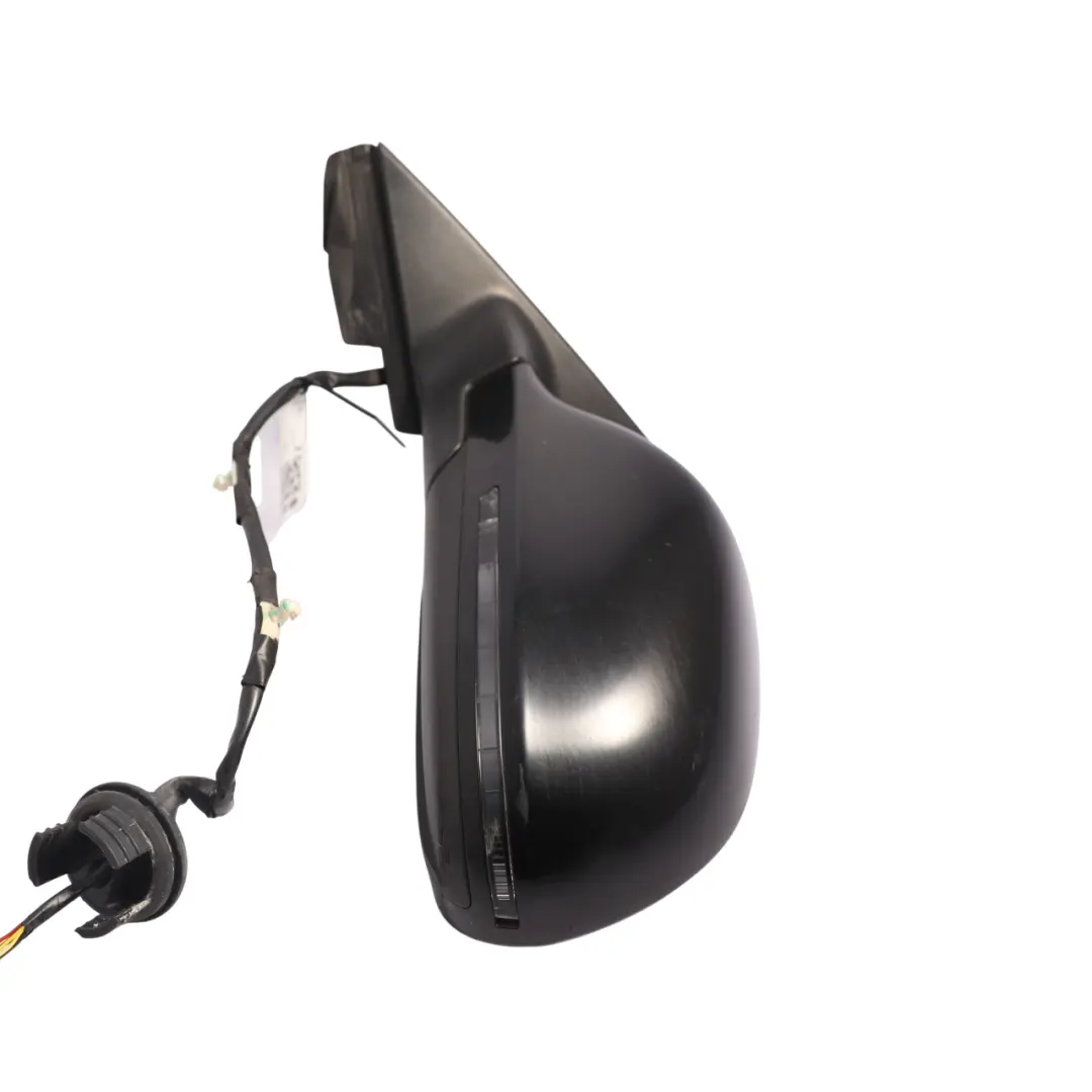 Audi A3 8P Wing Mirror Electric Heated Auto Dip Left N/S Brilliant Black - Y9B - SKU RHD-8P2858531EB-BBL1 - Part number 8P2858531EB
