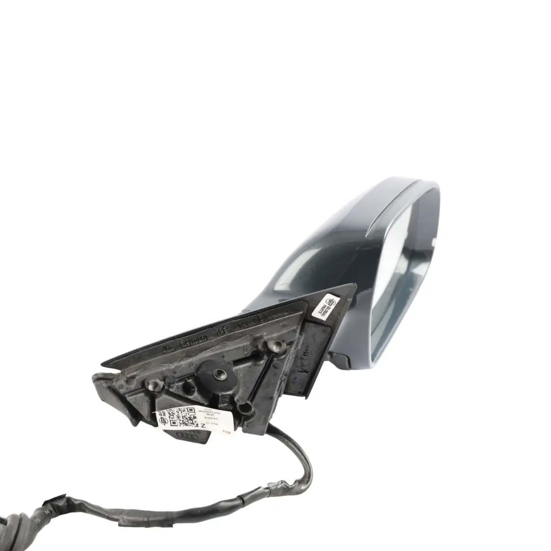 Door Outer Wing Mirror Right O/S Meteor Grey Pearl - Z7H to Audi A3 8P with Part number 8P2858532FB Audi A3 8P Door Outer Wing Mirror Right O/S Meteor Grey Pearl - Z7H - SKU RHD-8P2858532FB-MGR - Part number 8P2858532FB
