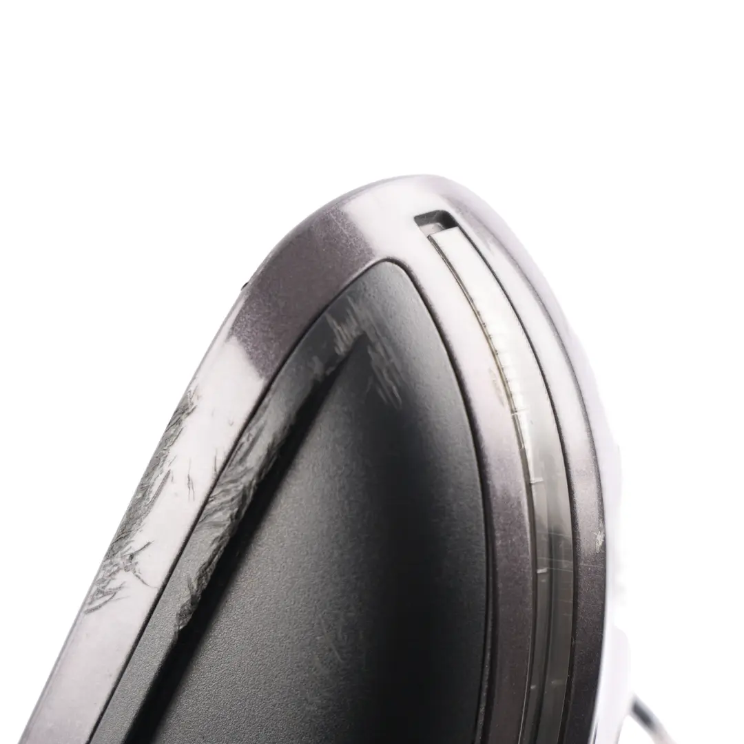 Audi A3 8P Wing Mirror Electric Auto Dip Heated Right O/S Amethyst Grey - Z4X - SKU RHD-8P7858532E-AGM - Part number 8P7858532E