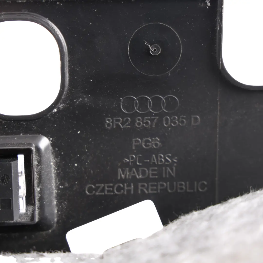 Audi Q5 8R Dashboard Storage Glove Box Compartment Panel Black - SKU RHD-8R2857103 - Part number 8R2857103