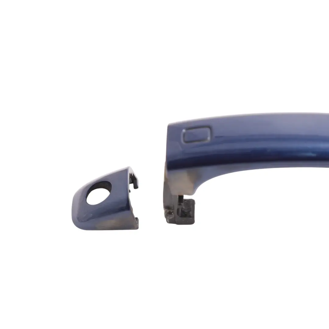 Audi Q5 8R Front Door Handle Exterior Right O/S Scuba Blue Metallic - X5Q - SKU RHD-8T0837205A-SCB - Part number 8T0837205A