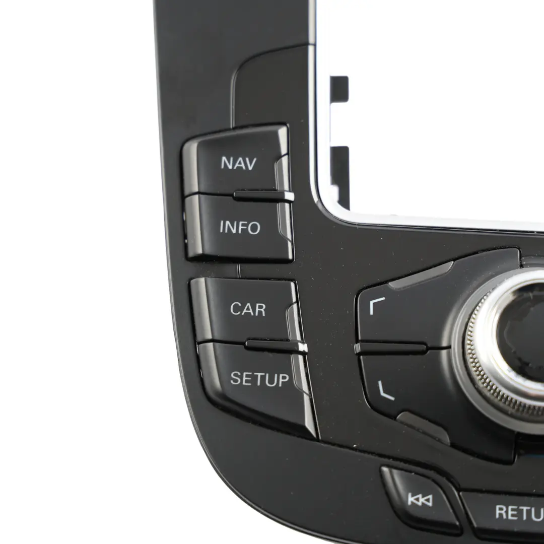 Sat Nav MMI Centre Console Cover Panel Switch Button to Audi A4 B8 A5 8T with Part number 8T0919609 Audi A4 B8 A5 8T Sat Nav MMI Centre Console Cover Panel Switch Button - SKU RHD-8T0919609-2 - Part number 8T0919609