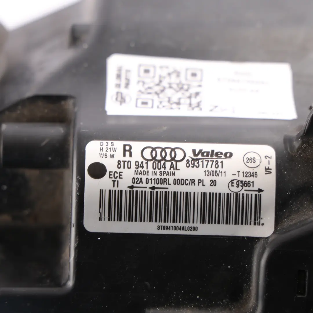 Audi A5 8T Headlight Headlamp Lamp Light Front Right O/S - SKU RHD-8T0941004AL - Part number 8T0941004AL