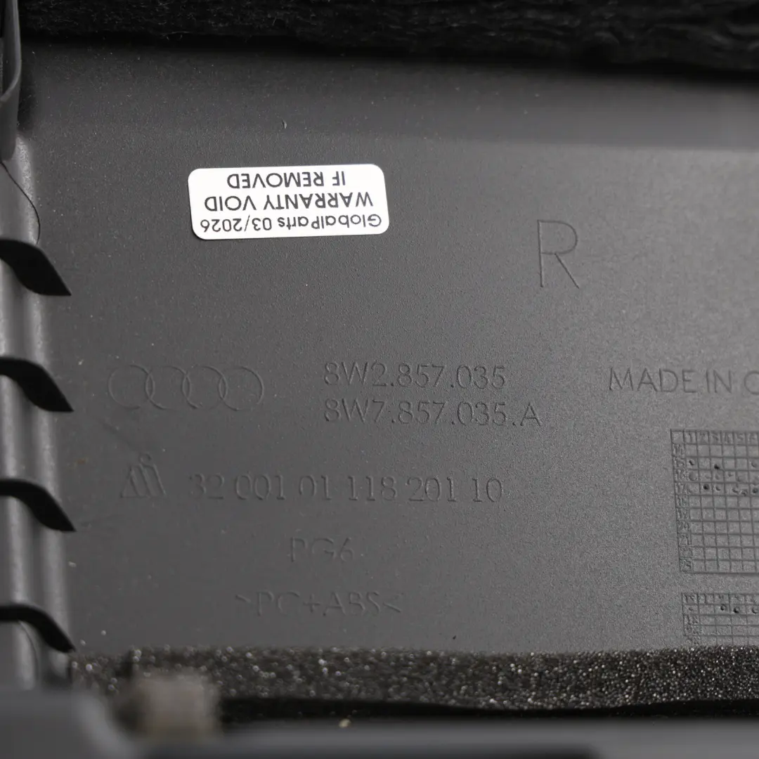 Audi A4 A5 Dashboard Glove Box Passenger Storage Stowage Compartment - SKU RHD-8W2857035 - Part number 8W2857035