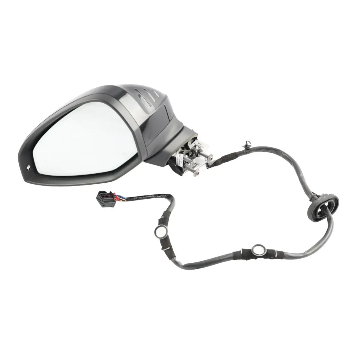 Audi A4 B9 Wing Mirror Heated Indicator Trim Left N/S Black 8W2857409D