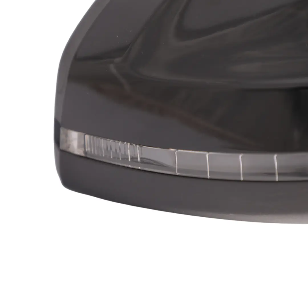 Audi A4 B9 Side View Wing Mirror Heated Indicator Right O/S Black - SKU RHD-8W2857410F-BLK - Part number 8W2857410F