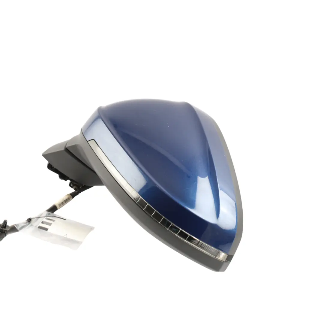 Outer Door Wing Mirror Left N/S Scuba Blue Metallic - X5Q 8W8857410M to Audi A5 F5 with Part number 8W8857409Q Audi A5 F5 Outer Door Wing Mirror Left N/S Scuba Blue Metallic - X5Q 8W8857410M - SKU RHD-8W8857409Q-SCB - Part number 8W8857409Q