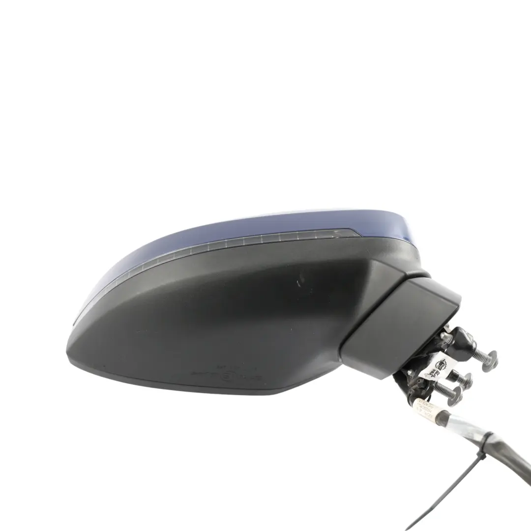 Outer Door Wing Mirror Right O/S Scuba Blue Metallic - X5Q to Audi A5 F5 with Part number 8W8857410M Audi A5 F5 Outer Door Wing Mirror Right O/S Scuba Blue Metallic - X5Q - SKU RHD-8W8857410M-SCB - Part number 8W8857410M