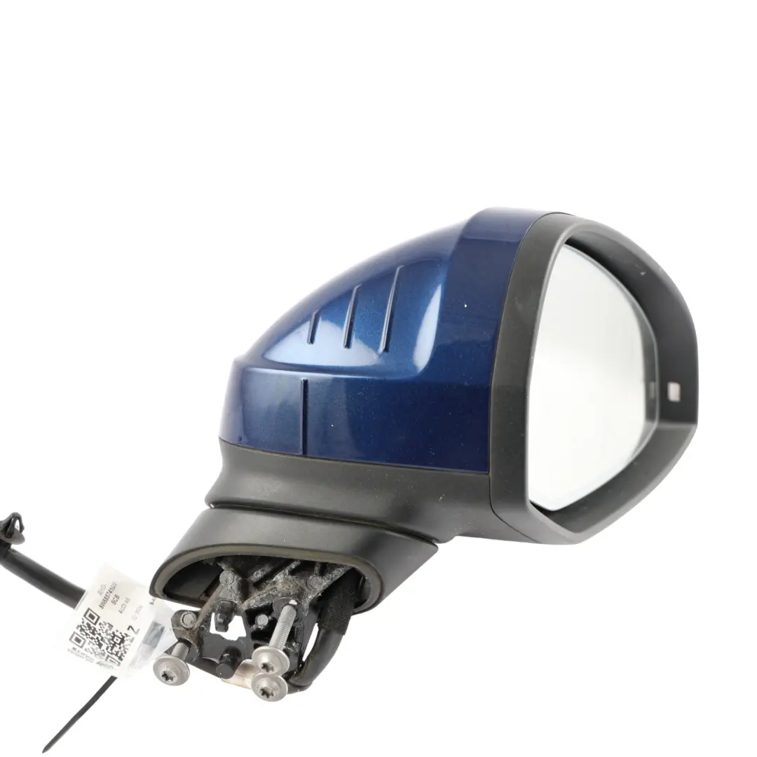 Outer Door Wing Mirror Right O/S Scuba Blue Metallic - X5Q to Audi A5 F5 with Part number 8W8857410M Audi A5 F5 Outer Door Wing Mirror Right O/S Scuba Blue Metallic - X5Q - SKU RHD-8W8857410M-SCB - Part number 8W8857410M