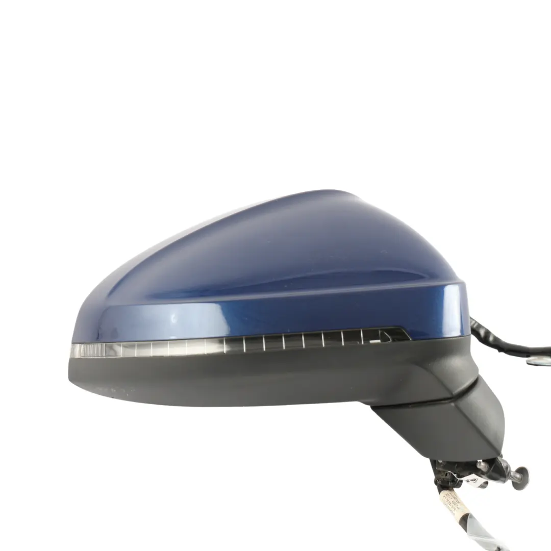 Outer Door Wing Mirror Right O/S Scuba Blue Metallic - X5Q to Audi A5 F5 with Part number 8W8857410M Audi A5 F5 Outer Door Wing Mirror Right O/S Scuba Blue Metallic - X5Q - SKU RHD-8W8857410M-SCB - Part number 8W8857410M