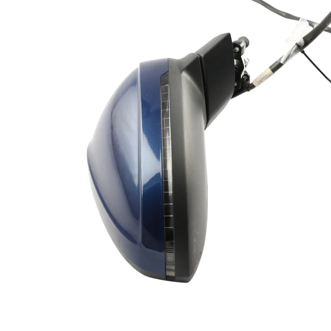 Outer Door Wing Mirror Right O/S Scuba Blue Metallic - X5Q to Audi A5 F5 with Part number 8W8857410M Audi A5 F5 Outer Door Wing Mirror Right O/S Scuba Blue Metallic - X5Q - SKU RHD-8W8857410M-SCB - Part number 8W8857410M