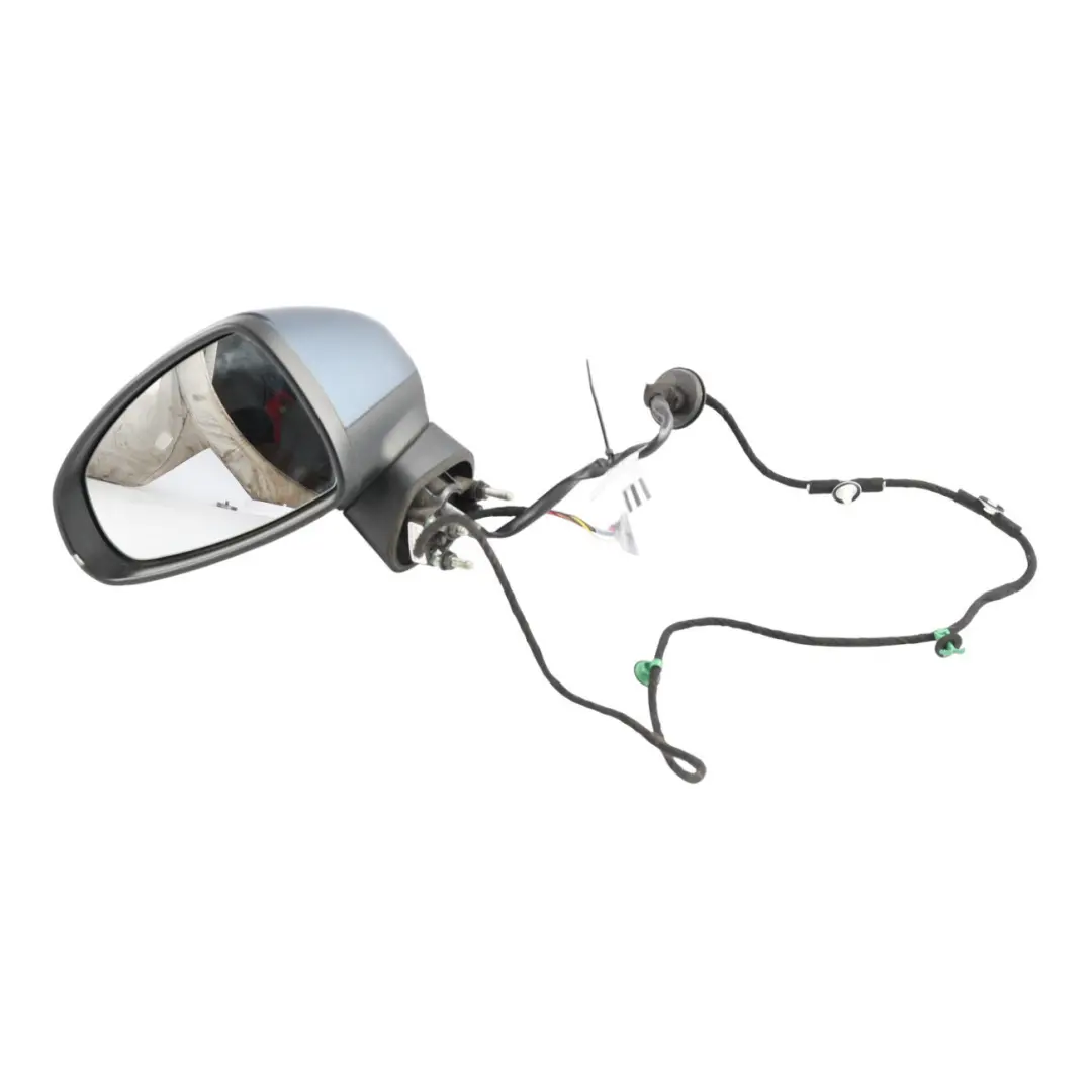Audi A1 8X Wing Mirror Left N/S Electrical Heated Utopia Blue Metallic - X5L - SKU RHD-8X2857409S-UBL - Part number 8X2857409S
