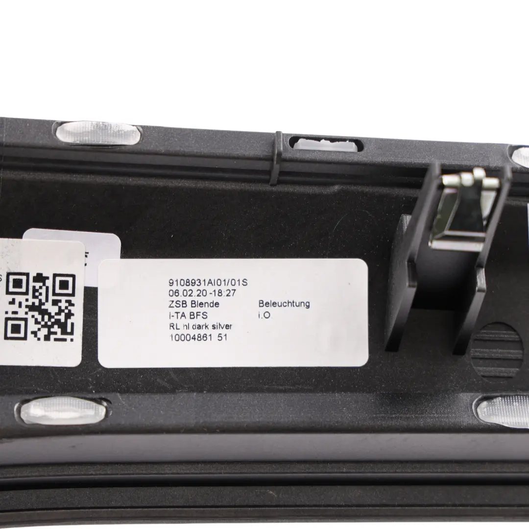 Mini F60 Dash Trim Passenger Side Dashboard Panel Piano Black - SKU RHD-9108931 - Part number 9108931