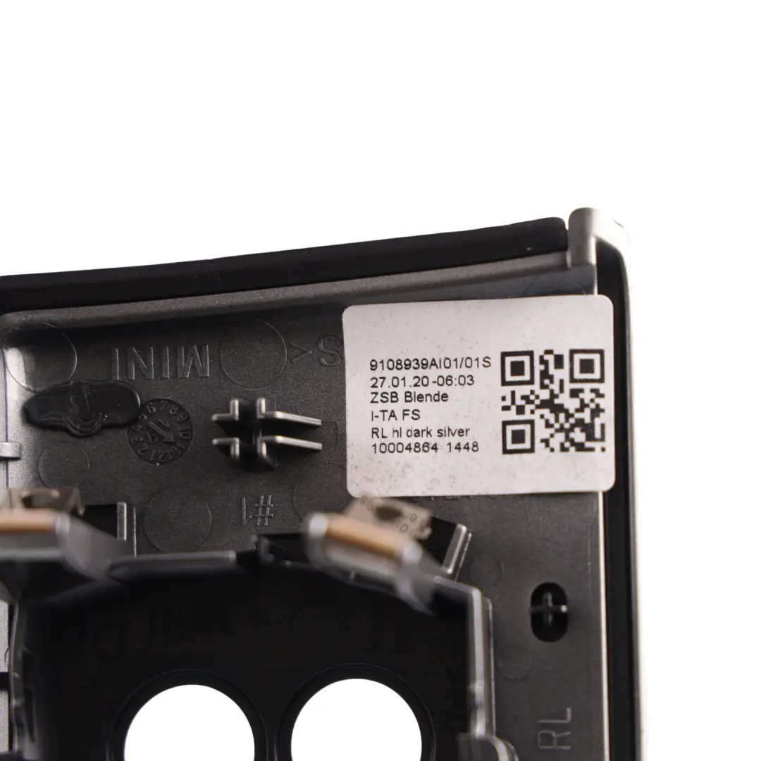 Mini Countryman F60 Decorative Dashboard Trim Panel Cover Piano Black - SKU RHD-9108939 - Part number 9108939