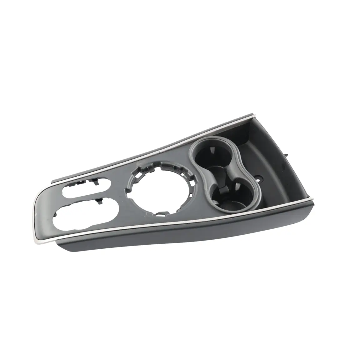 Center Console Cover Trim Panel Frame Cup Holder Dark Silver 9108943 to Mini F60 with Part number 9108947 Mini F60 Center Console Cover Trim Panel Frame Cup Holder Dark Silver 9108943 - SKU rhd-9108947 - Part number 9108947