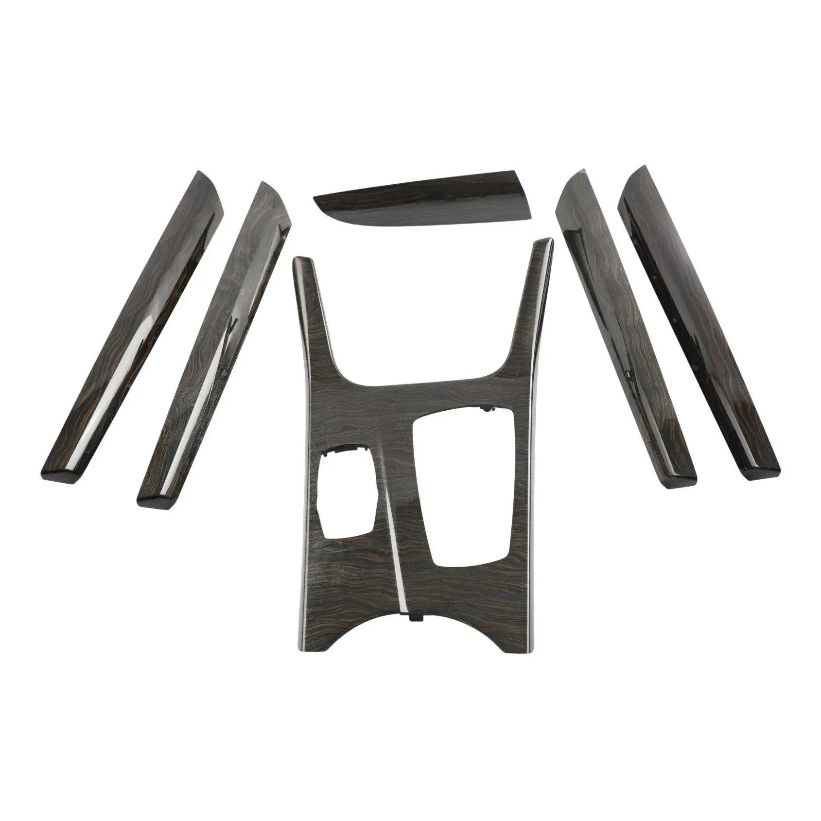 BMW X3 F25 Centre Console Cover Trim Frame Fine Wood line Wave Set Kit 9200957