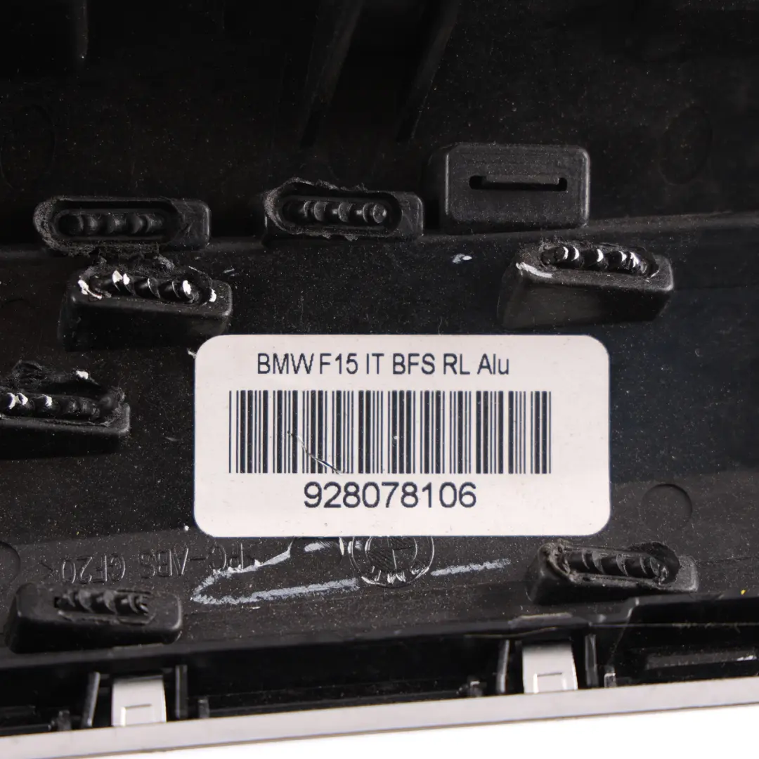 Front Dashboard Panel Trim Cover Satin Polished to BMW X5 F15 X6 F16 with Part number 9280781 BMW X5 F15 X6 F16 Front Dashboard Panel Trim Cover Satin Polished - SKU RHD-9280781 - Part number 9280781