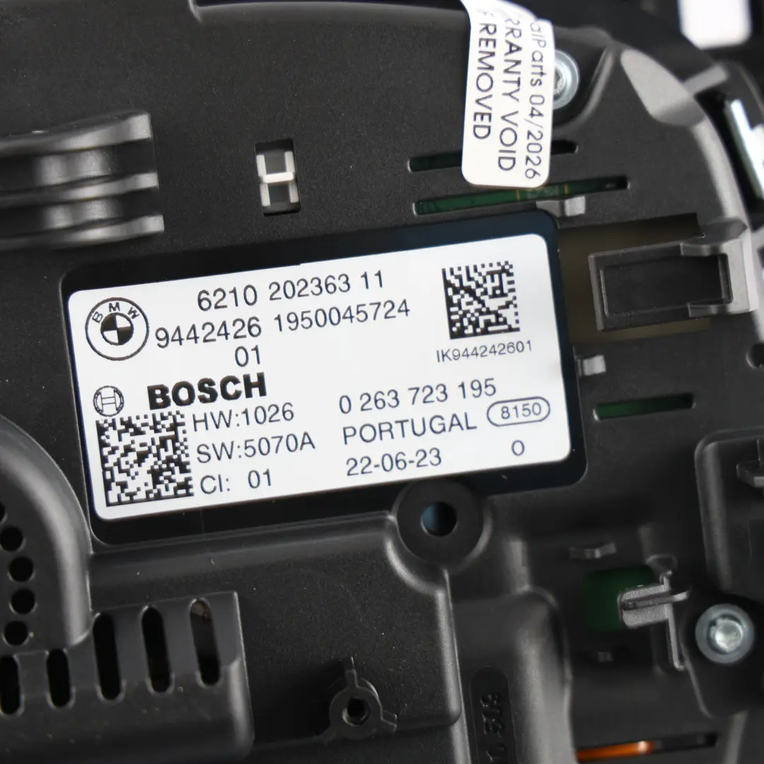 BMW G01 G11 G30 Instrument Cluster Digital Clocks Diesel Automatic - SKU RHD-9442426-1 - Part number 9442426